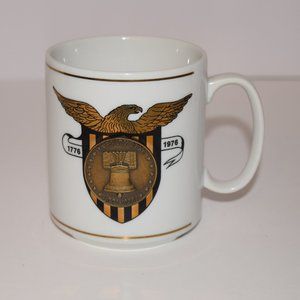 Vintage Liberty Bell Bicentennial Coin Mug